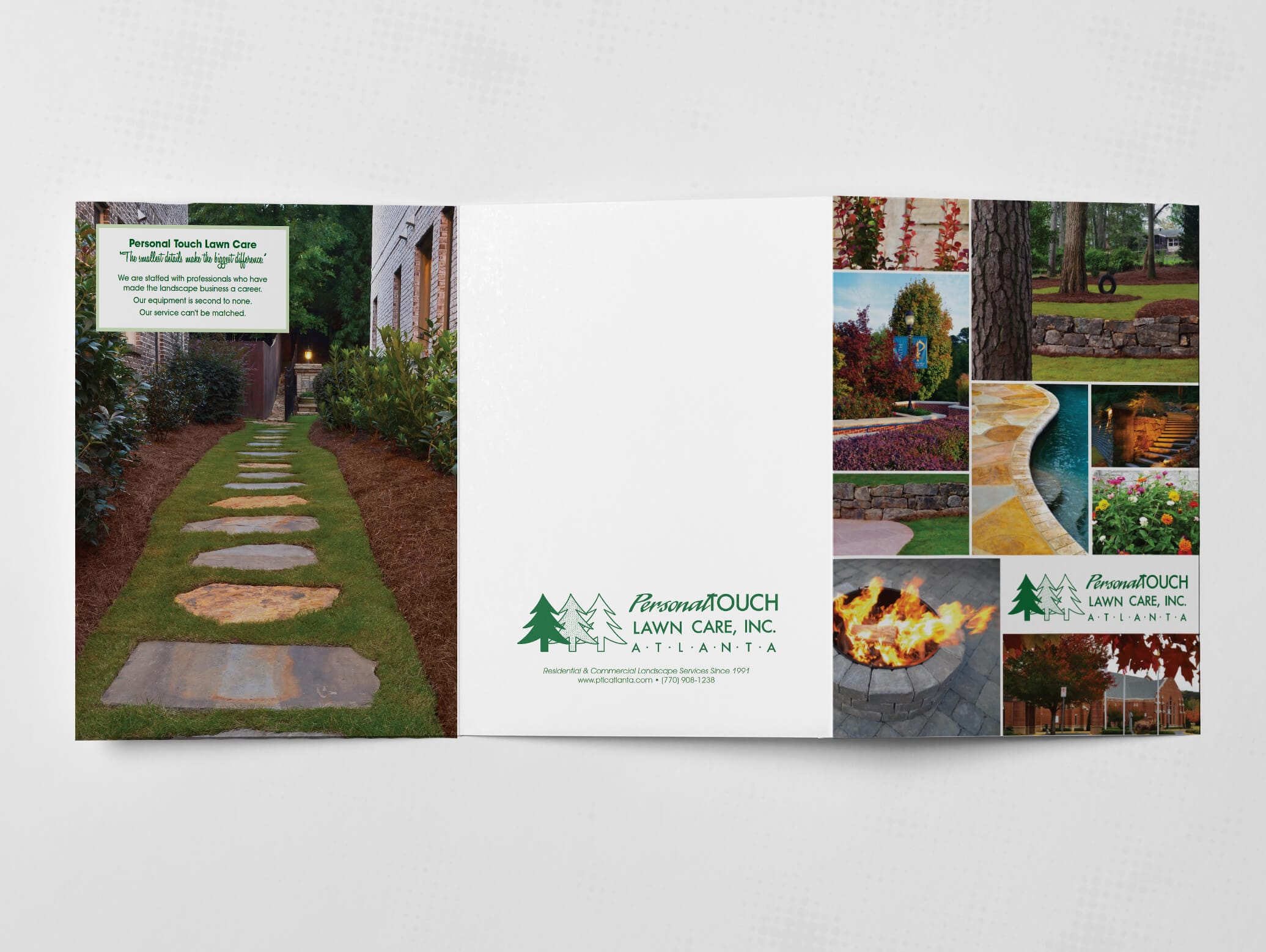 Personal Touch Lawn Care Atlanta brochure