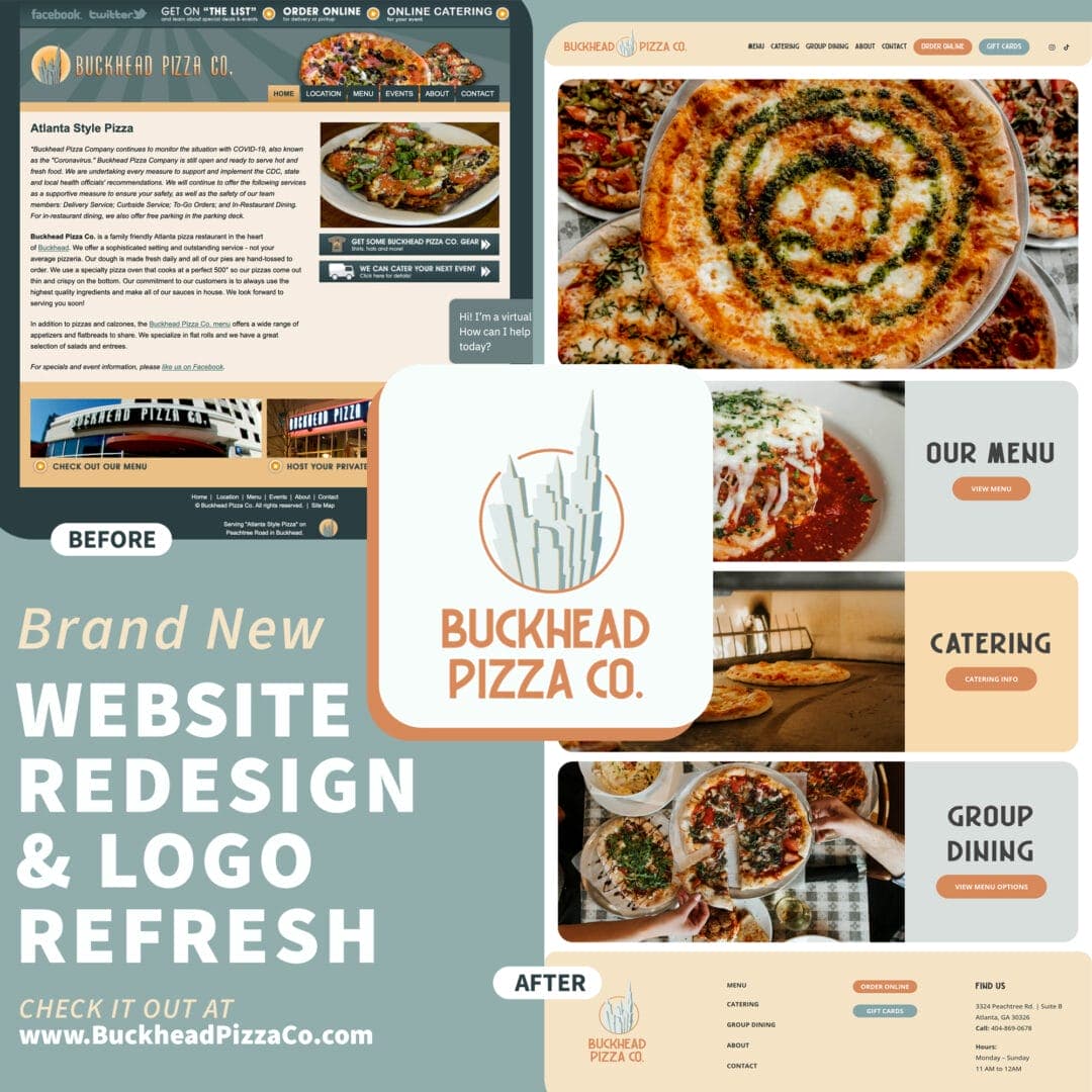 Fresh Out of the Oven: A Bold New Website for Buckhead Pizza Co.